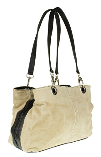 Girly HandBags Womens Italian Suede Leather Shoulder Bag2
