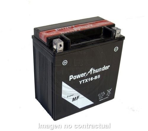 Power Thunder - Batería YTX16-BS [0616801P]