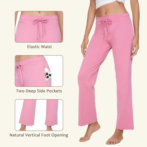 Image of U2SKIIN Pajama Pants for Women Soft, Cotton Comfortable Womens Lounge Sleep Pj Bottoms for Women