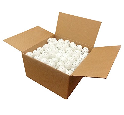 White Perforated Practice Golf Balls Available in 12, 24, 60, 120 or 240 Count (Each Sold Separately)