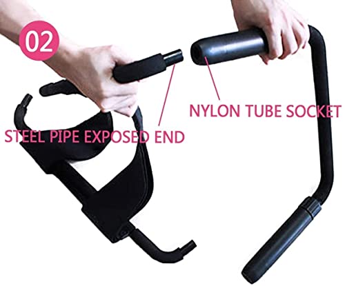 Titivate Adjustable Folding Chair Portable Position Assist Chair Couples Stool Detachable Stool Elastic Furniture For Bedroom Bathroom Bear Weight Up To 300 Pounds #TOP7