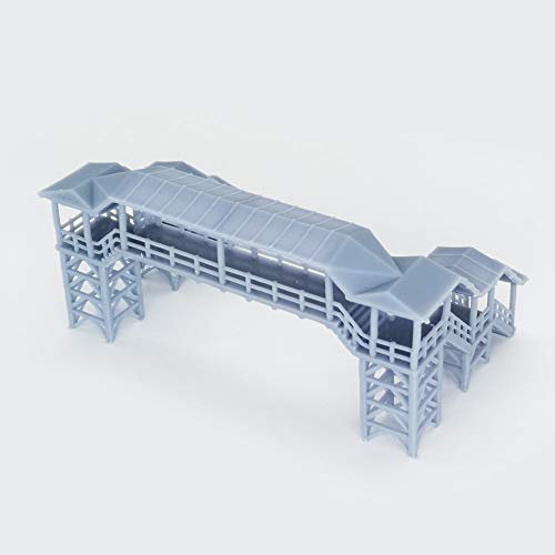 Outland Models Railway Scenery Overhead Footbridge (with Canopy) 1160