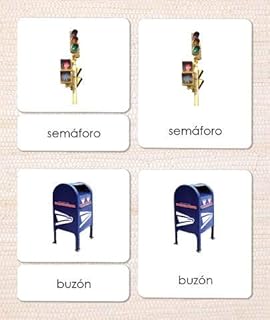 En la Ciudad (Around Town) Spanish 3-Part Cards