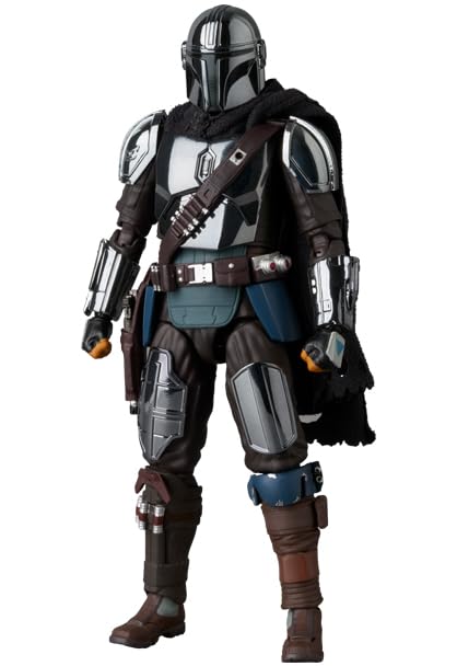 Amazon.com: MAFEX No. 256 THE MANDALORIAN CHROME Ver. Total Height