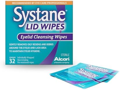 Systane Lid Wipes - Eyelid Cleansing Wipes - Sterile, Count of 32
