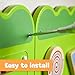 Spark & Wow Crocodile Activity Wall Panels | Light Green | Ages 18m+ | Montessori Sensory Wall Toy | 9 Activities| Busy Board Toys for Toddlers