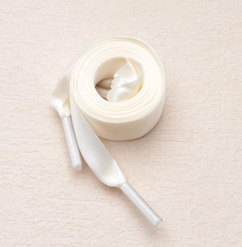 2 Pairs 3/4 Inch Wide Satin Ribbon Shoelace Flat Fashion Silk Shoelace for Sneakers Skate Boots Sport Shoes Replacement4