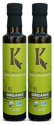 Kasandrinos Organic Olive Oil Extra Virgin Polyphenol Rich Greek Olive Oil 100% Organic First Cold Pressed Mild Delicate Flavor Verified by Non GMO 500 ml 16.9 oz product thumbnail 9