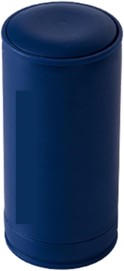 Toothpick Holder, Toothpick Dispenser Press Pop-up Portable Cotton Bud Swabs Toothpick Holder Dispenser，Home Kitchen Travel Removable Wash Floss Storage Organizer Box(Blue,1PCS)