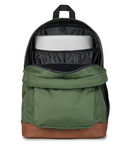 Image of JanSport Cool Backpack with 15-inch Laptop Sleeve, Large Computer Bag Rucksack with 2 Compartments, Ergonomic Straps, Cargo Green