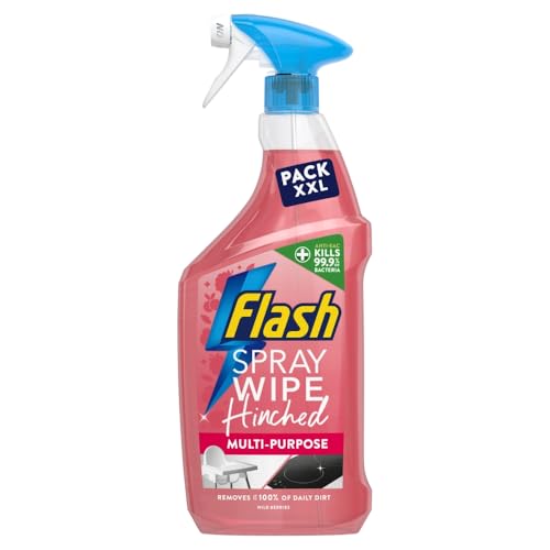 Flash Spray Wipe Done Antibacterial Cleaning Spray Wild Berries 800ml