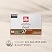 Illy Arabica Selections Brasile, 100% Arabica Bean Signature Italian Blend Roasted, Single Serve Drip Brewed Coffee K Cup Pods, Coffee Pods For Keurig Coffee Machines, 10 K-Cup Pods (Pack Of 1)