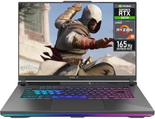 Alt Text for image 1: ASUS ROG Strix G16 gaming laptop front view