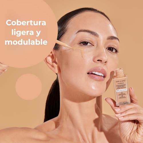 Image of wet n wild Bare Focus Skin Tint, 5% Niacinamide Enriched, Buildable Sheer Lightweight Coverage, Natural Radiant Finish, Hyaluronic & Vitamin Hydration Boost, Cruelty-Free & Vegan - Fair Beige