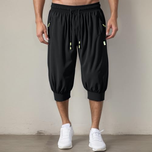 Men's Casual Jogger Pants Lightweight Breathable Comfortable Outdoor Walking Hiking Workout Elastic Waistband3