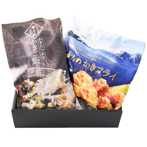 かなわ かき飯とかきフライセット かきご飯の素 (冷凍牡蠣、出汁) かきフライM 20粒入 冷凍惣菜
