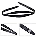 Silicone Diving Glasses Replacement Strap, Adjustable and Comfortable Snorkeling Accessory for Swimming, Scuba, Kayaking and Water Sports, Black（Black S）