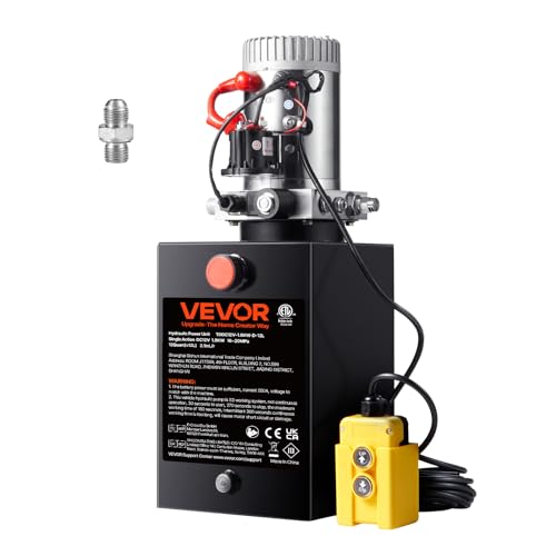 VEVOR Hydraulic Power Unit 12 Quart Hydraulic Pump...