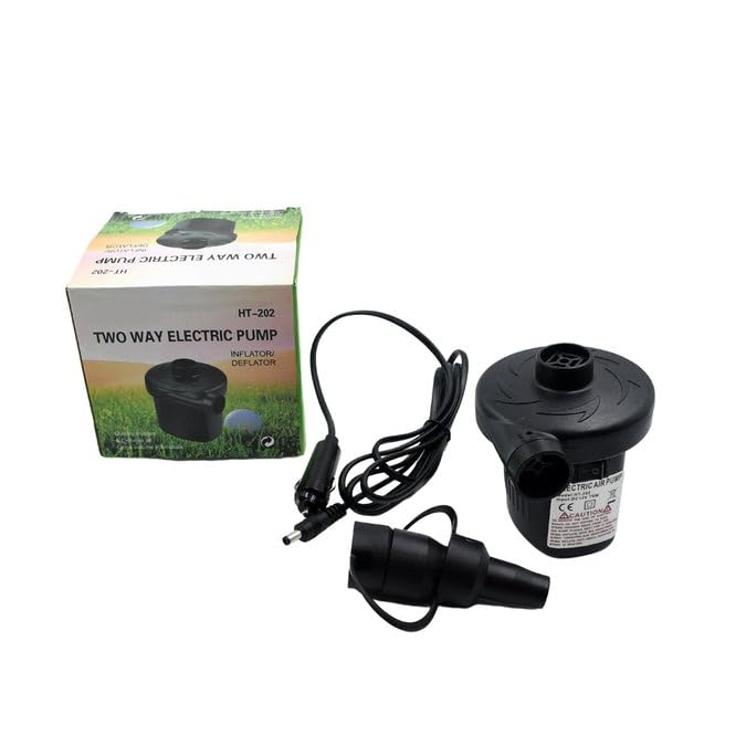 BigPlayer Multi-Purpose Electric Air Pump Without Valve Adaptors for Quickly Inflates/Deflates Sofa, Bed, Swimming Pool Tubes, Toys, Air Bags, Mattresses (220-240V, Black) (B0CBZKL8RV) Amazon Price History, Amazon Price Tracker