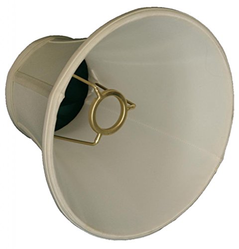 Image of Royal Designs Crackle Alabaster Mini Lamp & White Bell Lampshade