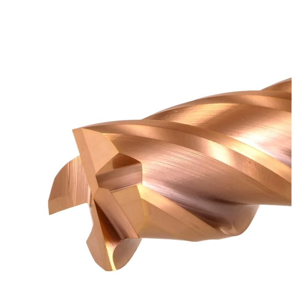 HRC60 Hartmetall-Schaftfräser, Durchmesser 1,1 mm ~ 7,9 mm, 4 Nuten, Wolfram-Maschinenschneider, Werkzeugbeschichtung, Metallfläche(D7.5x8dx50x100L-4T)