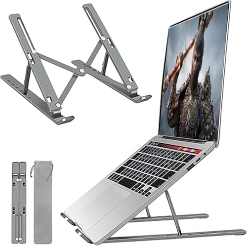 FORCHN Laptop Stand for Dell Latitude 5500 E5530 E5570 5591 5501 Laptop, Ergonomic 6-Levels Angles Adjustable Computer Stand, All Aluminum Laptop Stand ?