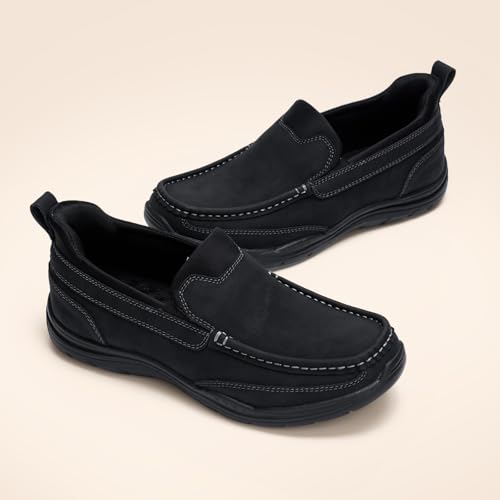 Men's Hand Free Casual Shoes Leather Slip On Loafers4