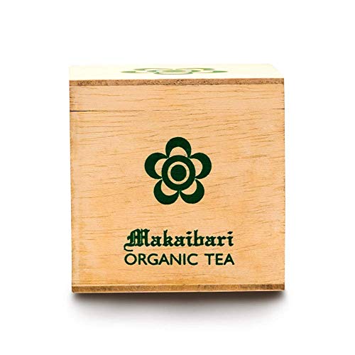 Image of Makaibari Apoorba Tips Organic Darjeeling Tippy Whole Leaf Black Tea Chestlet 100 Grams Usda Organic Certified Tea 100% Authentic&Premium Darjeeling Long Leaf Black Tea Single Estate Loose Leaf Tea