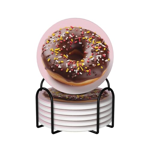 Dessous de verre donut pour apéritif et pause café cocooning