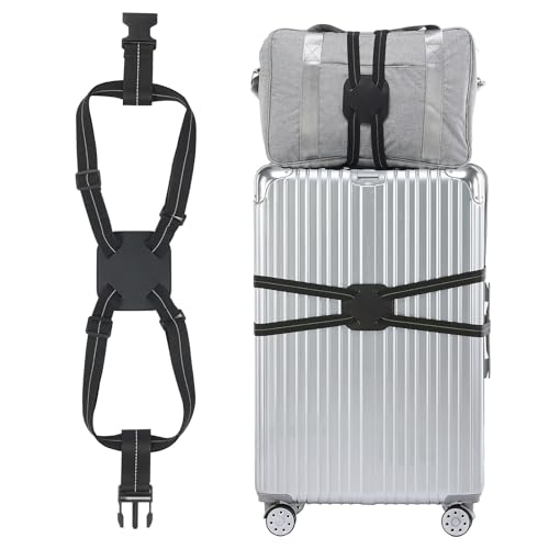 VCRANONR Cinghie Elastiche per Bagagli 70-240cm