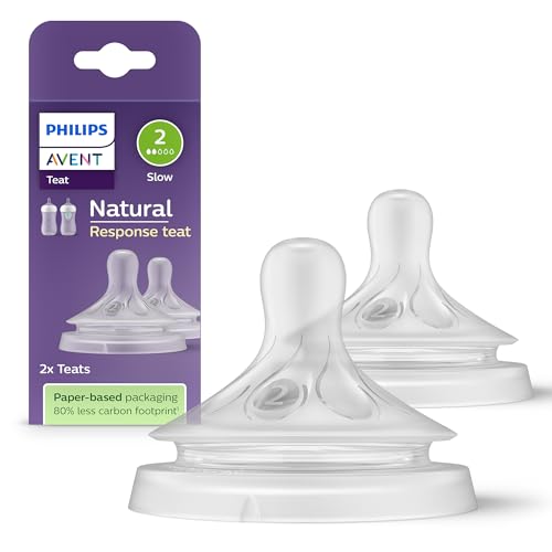 Philips AVENT Natural Response Sauger mit Anti-colic-Ventil, langsamer...