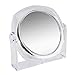 Rucci Clear Vanity Mirror, 1X/10X M821 Mirror Clear Acrylic 6.5 Inch (Pack of 1)