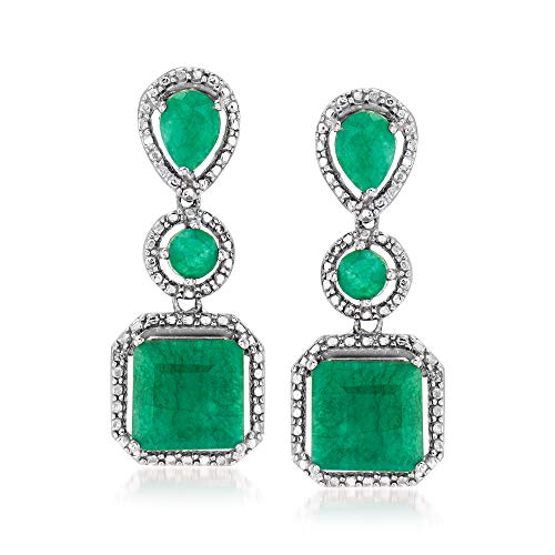 Ross-Simons 7.30 ct. t.w. Emerald D…