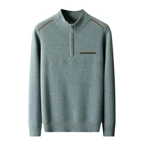 Pull ample homme col zippé idéal pour les journées d'hiver