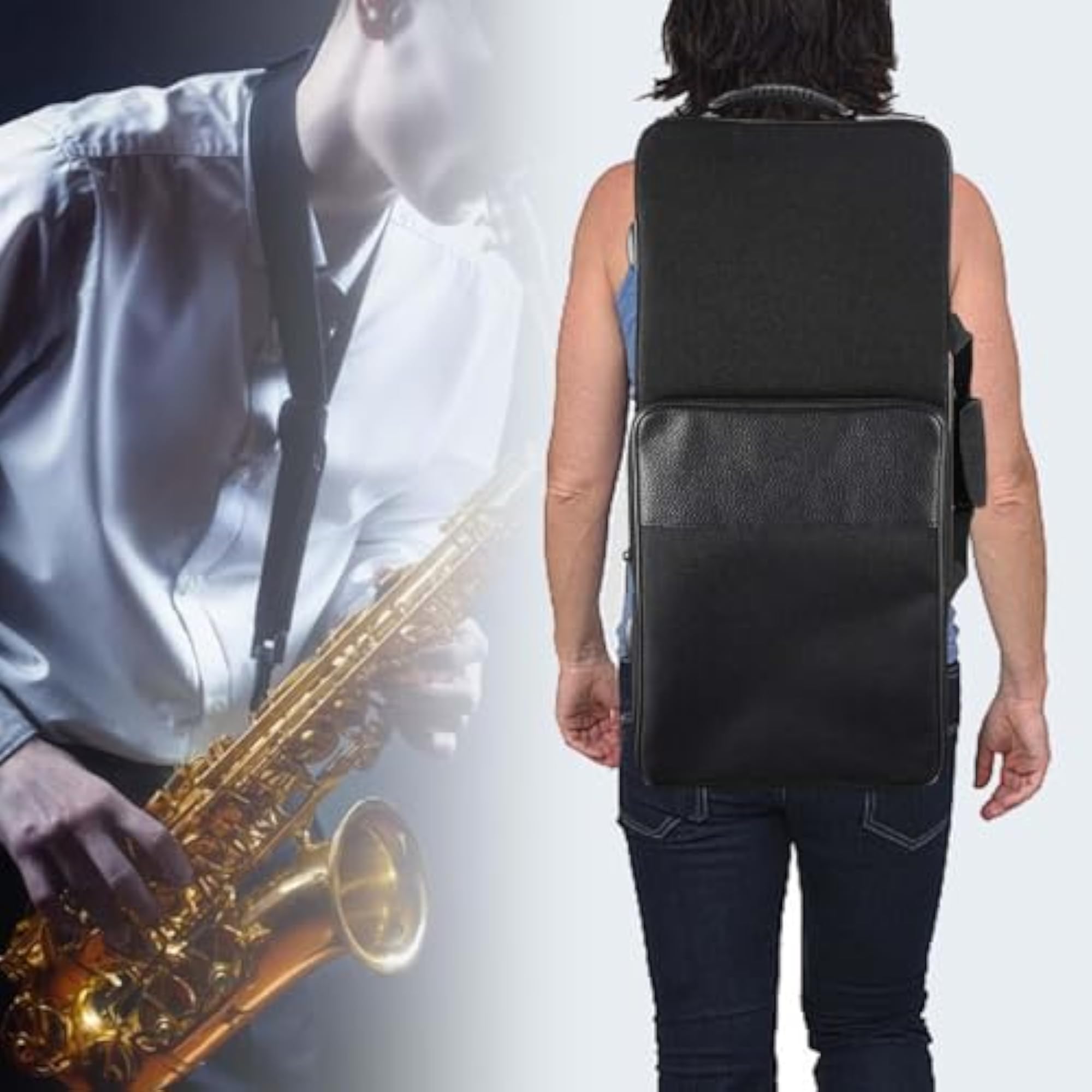 Alto Saxophone Carrying Case with Zipper, Durable