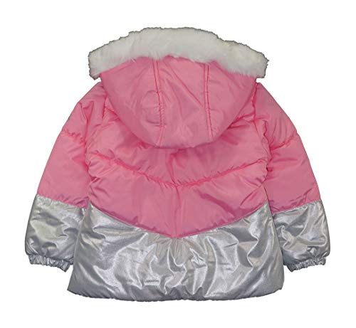 image for LONDON FOG Girls' Little Snowsuit with Snowbib and Puffer Jacket(Disco