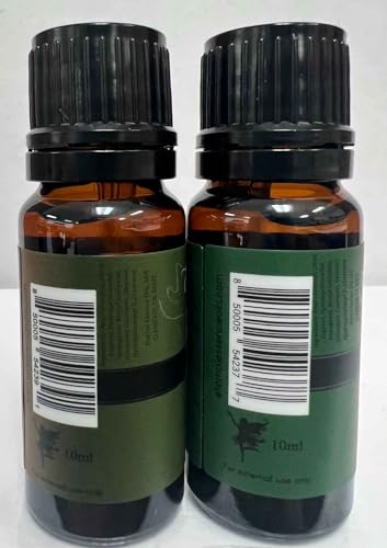Image of Eternal Essence Oils 2 Pack 10ml Premium Fragrance Oil - Amberwood Moss & Patchouli Saffron - for Candle, Soap Making, Aromatherapy, Diffusers, Home Care, & Humidifiers