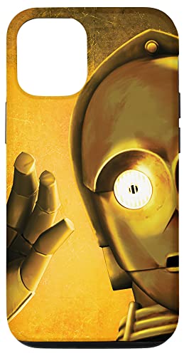 Coque iPhone 12 Star Wars C-3PO jaune cadeau d'anniversaire pour geek