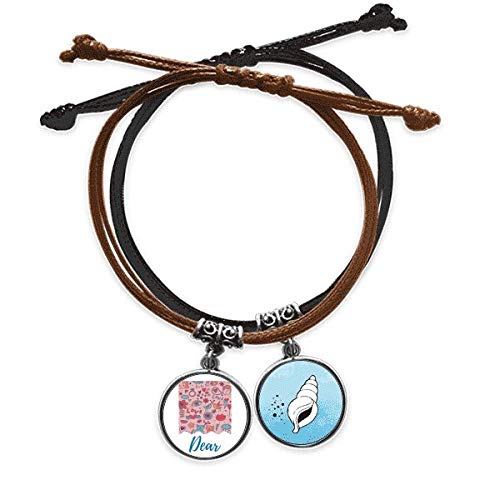 Pulsera temática de arte con flores de plantas, el regalo ideal para estudiantes de pintura