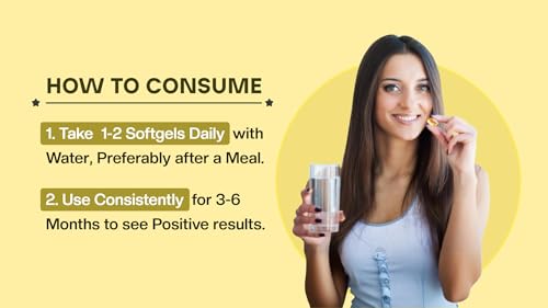 Image of La Nature's Omega 3 Fish Oil Gold 1000 mg Capsules for Men and Women| Omega 3 with Vitamin D3 and Vitamin E| Supports Heart, Brain, Joint, Immune Health| Lemon Flavour-100 Softgels