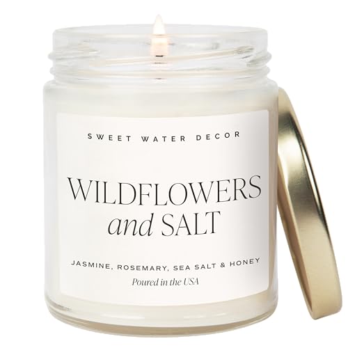 Sweet Water Decor Wildflowers and Salt Soy Candle...
