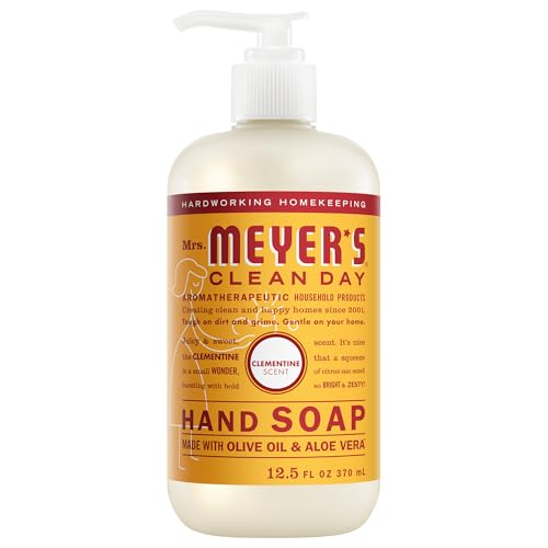 MRS. MEYERS CLEAN DAY Hand Soap Clementine Scent 12.5 Fl Oz Bottle