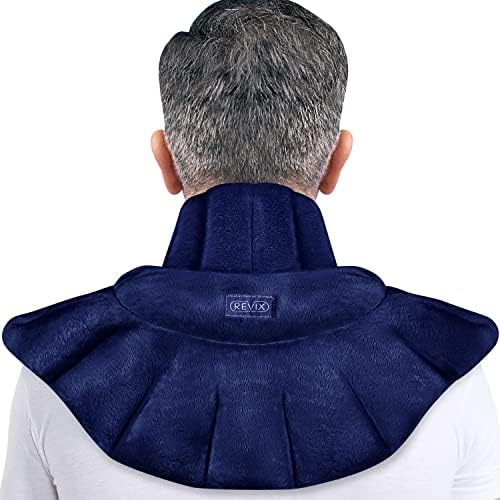 REVIX Neck Warmer Microwavable Heating Pad with Moist Heat