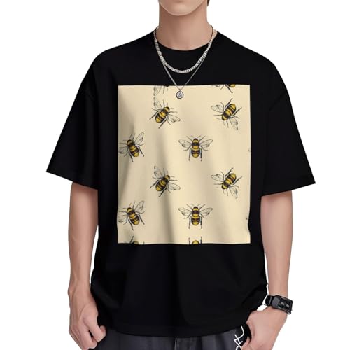 T-shirt en coton pour homme coupe droite confortable au quotidien