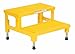Vestil ASP-24 Adjustable Step Mate Stand, Steel, 24" Width, 24" Depth, 500 lbs Capacity