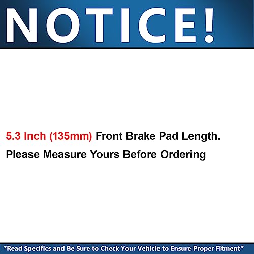 Image of Detroit Axle - Front Brake Kit for 01-07 Toyota Sequoia 00-06 Toyota Tundra