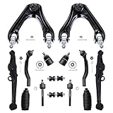 Detroit Axle - Front End 14pc Suspension Kit for Acura CL Honda Accord Odyssey Isuzu Oasis, 4 Upper & Lower Control Arms 2 Lower Ball Joints 2 Sway Bars 4 Outer & Inner Tie Rods 2 Boots Replacement