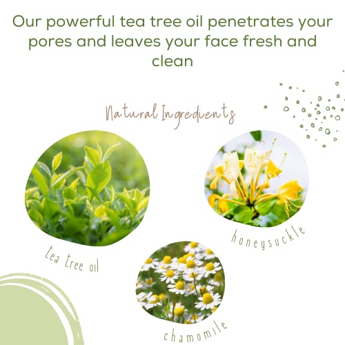Tea Tree Oil Acne Serum - Perfect For Blemishes, Spots, Scars, Bacne, Pimples, Blackheads, Whiteheads With Natural & Organic Ingredients - By Keeva Organics #TOP4