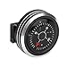 Weikeya Compas de Montre Pratique, Bracelet Paracord Compasses Alliage d'aluminium, ABS pour la Survie Camping Randonnée Boating (Noir)