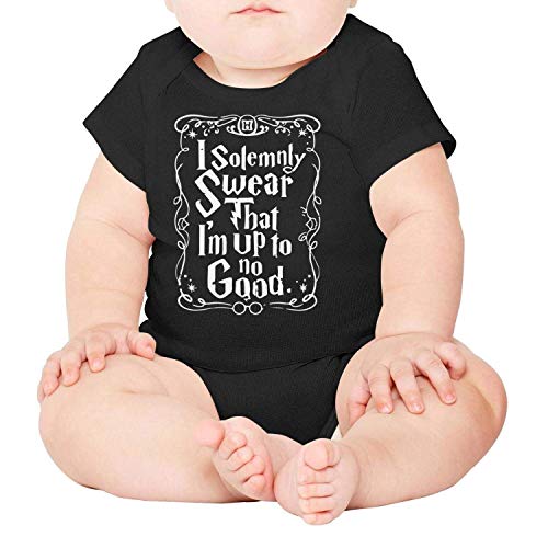 Image of Migsrater Unisex Baby I Solemnly Swear That I Am Up to No Good One Piece Bodysuit